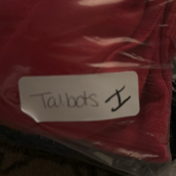 TALBOTS Woman RED PINK button cotton long sleeve career casual cardigan MP - Picture 13 of 13